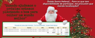 Ação de Natal_Doação Alimentos Famílias em vulnerabilidade