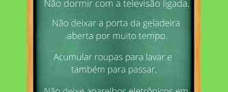 Meio Ambiente - Dicas de Economia de Energia Elétrica