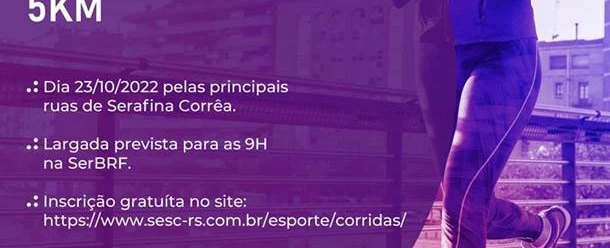 Corrida Rústica de Primavera 5km - Serafina Corrêa