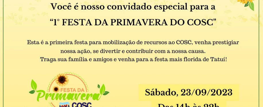Festa da Primavera do COSC