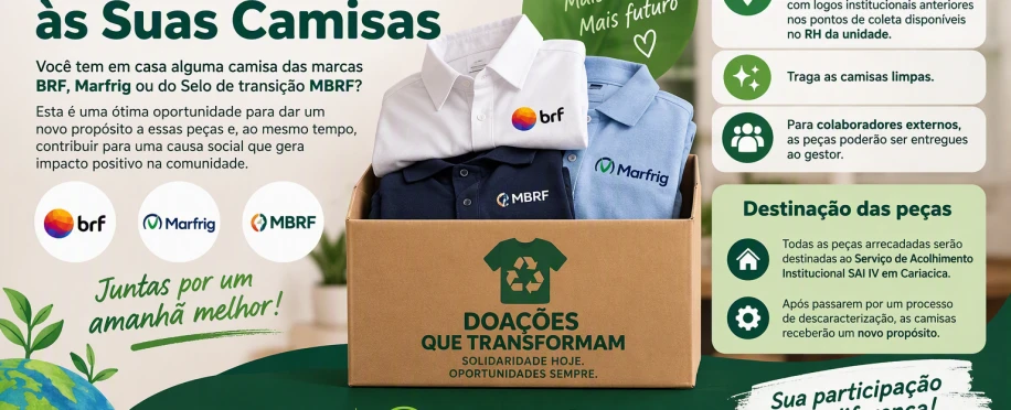 Arrecadação de Camisas