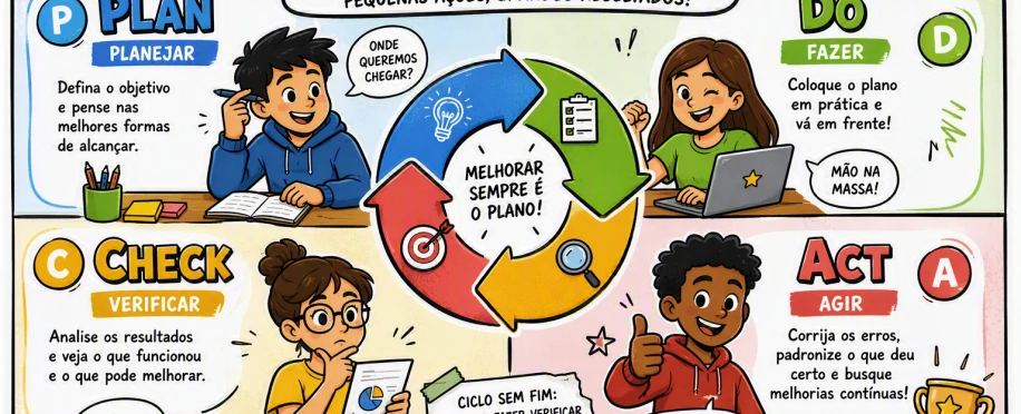 Melhoria Continua na Escola: PDCA