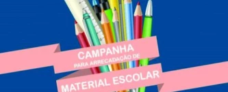 ARRECADAÇÃO DE MATERIAL ESCOLAR
