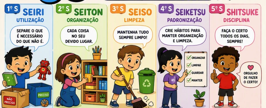 Melhoria Continua na Escola: 5S