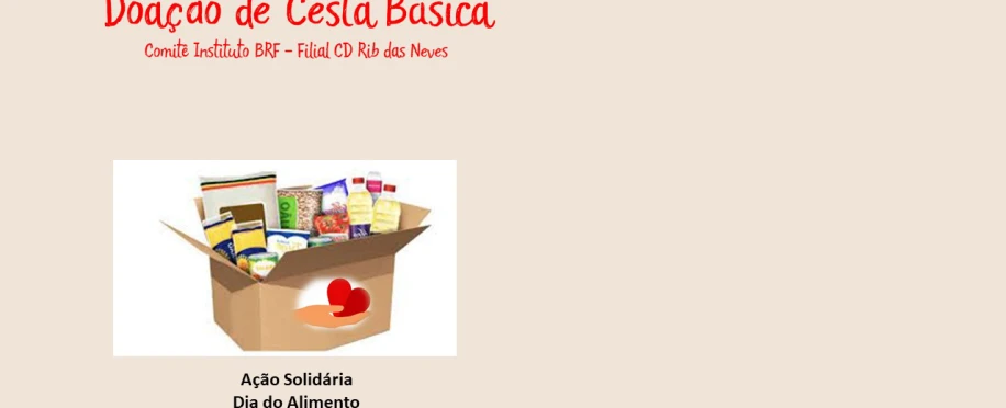Projeto Doe Amor - Doação de Cesta básicas - CAPEC