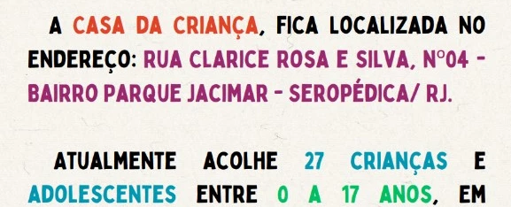 Campanha de arrecadação - Roupas, brinquedos e calçados