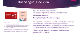 Doar Sangue, um gesto de Amor