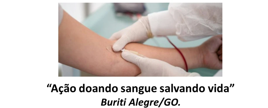 Doando sangue, salvando vidas