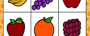 Valorização alimentar - Bingo dos sabores