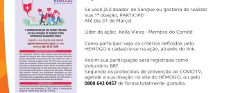 Doação de Sangue Ação Voluntária Agropecuária