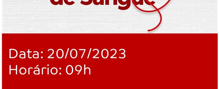 Doação de Sangue - Julho 2023