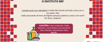 Ação com Idosos no Asilo São Vicente de Paula em Paranaguá - PR