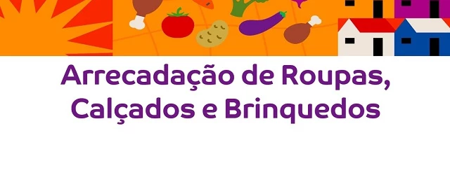 Arrecadação de roupas, calçados e brinquedos FHS