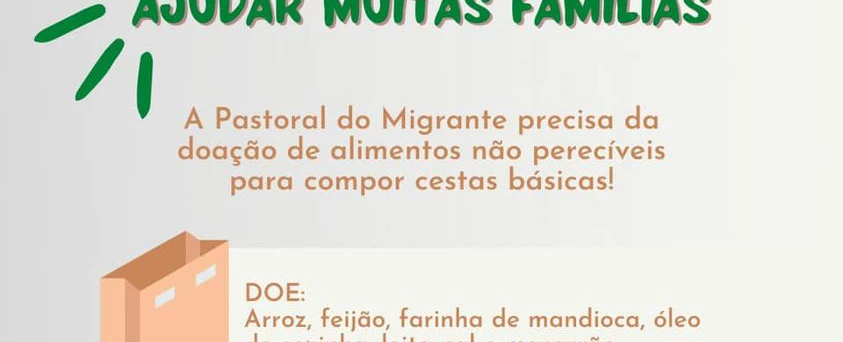 Doação de Alimentos (Cestas Básicas)