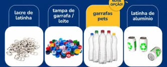 Campanha Solidária-Arrecadação de Tampinhas, Garrafas, Latinhas e Lacres II