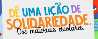 Arrecadação de Materiais Escolares