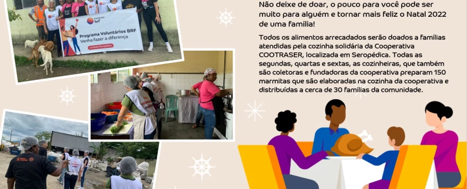 Campanha de Natal - Gincana do bem - Doação de alimentos