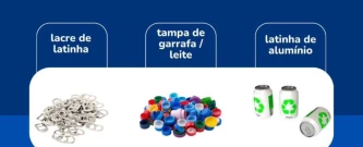 Campanha Solidária - Arrecadação de Tampinhas, Latinhas e Lacres