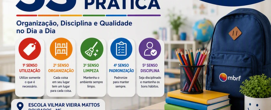 Aplicação do 5S na escola Vilmar Vieira Mattos