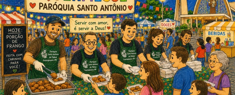 Servir com Propósito: MBRF DVZ na Trezena e Quermesse de Santo Antônio 2026