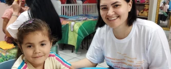 Atividades lúdicas na praça!
