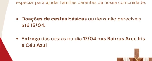 Páscoa Solidária