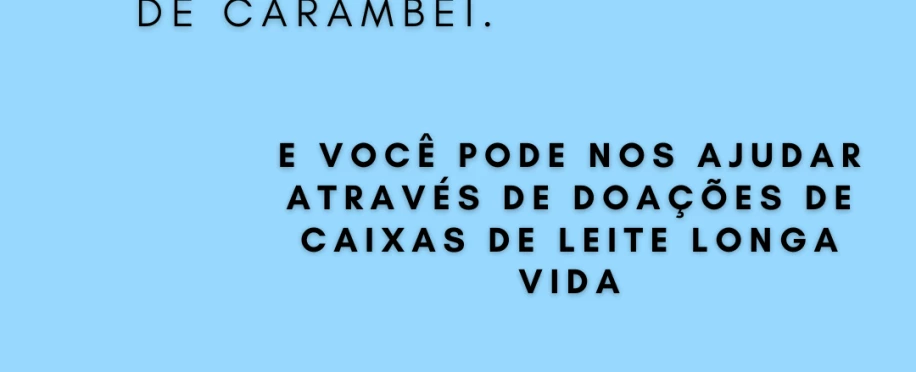 Campanha de arrecadação para a RFCC