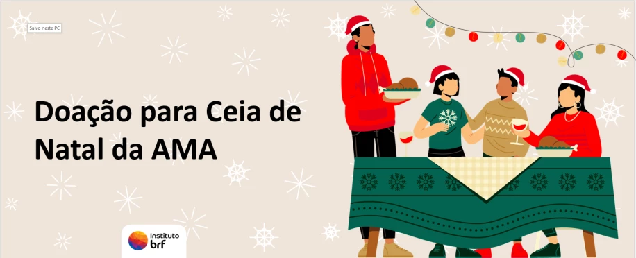 Ação de Natal | Doação de Produtos BRF para AMA