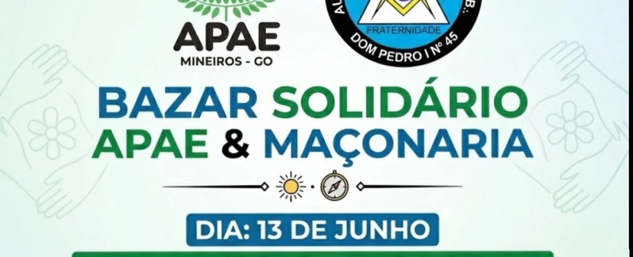 Bazar Solidário APAE & Maçonaria (Evento)